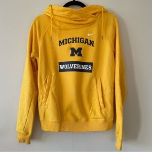 Nike University of Michigan Cowl Neck Hoodie